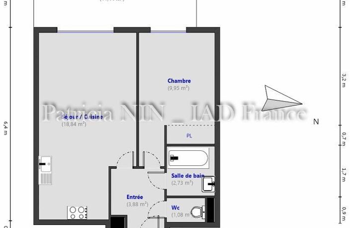 Vente Appartement 2 pièces — photo 5