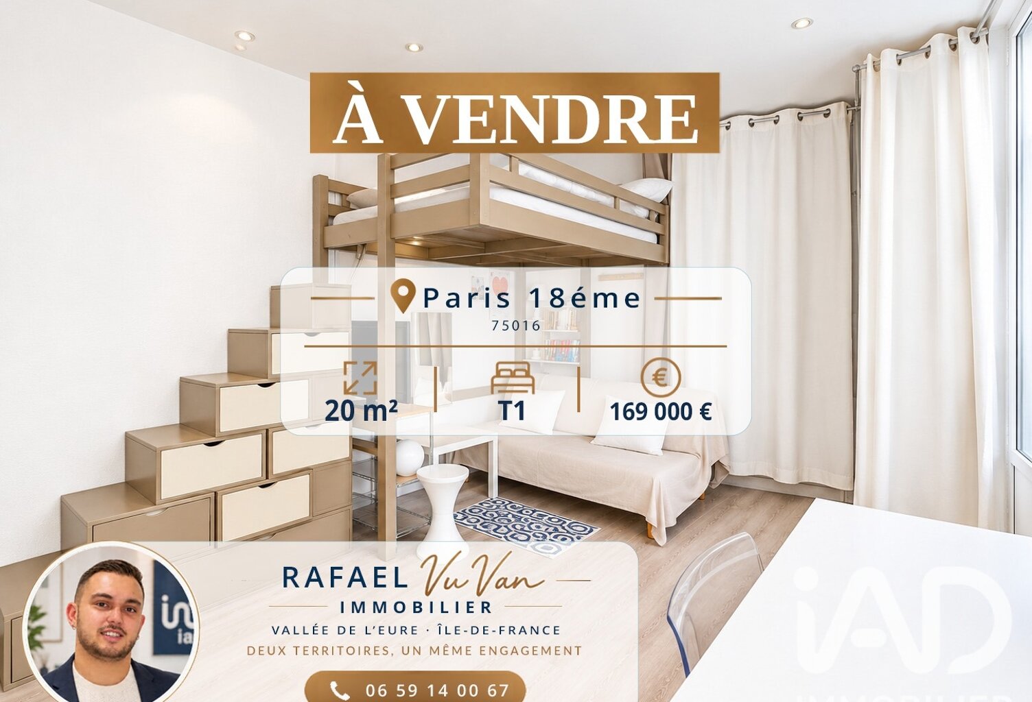 Vente Appartement 1 pièce — photo 1