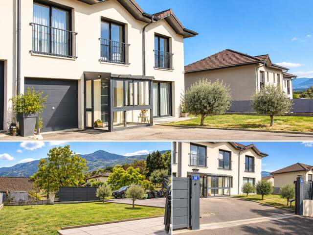 Villa contemporaine de maçon 6 pièces (2023) – 115 m² à Farges (01550) — photo du bien