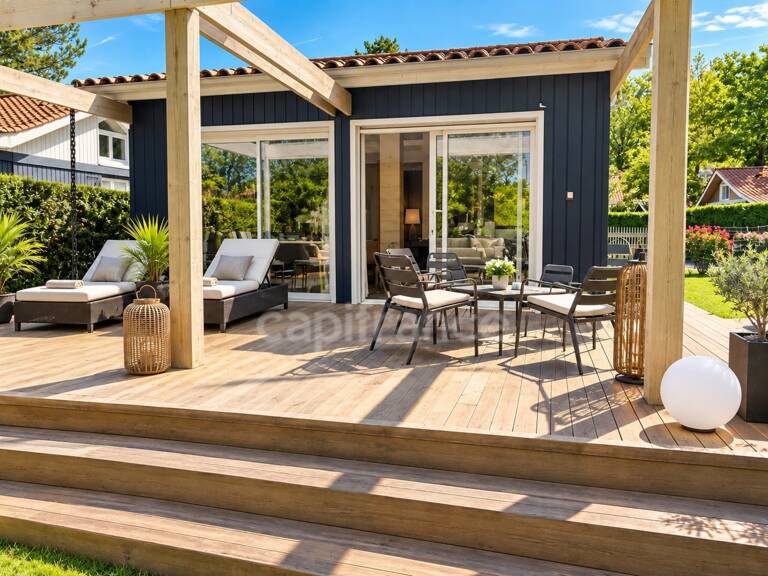 LACANAU - MAISON STYLE CHALET SCANDINAVE - 5 PIECES - 73M2 - TERRASSE ET TERRAIN - AU COEUR D'UN DOMAINE NAUTIQUE — photo 1