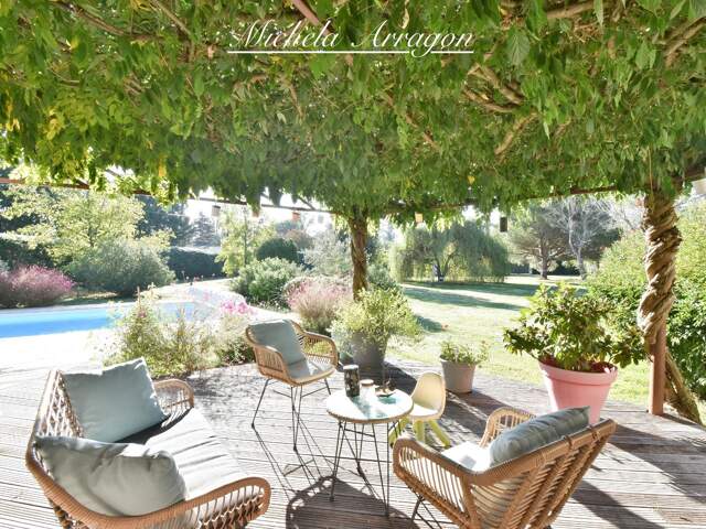 LE LÉDAT (47) – AUX PORTES DE VILLENEUVE-SUR-LOT – VILLA DE 180 M² AVEC PISCINE SUR 5 845 M² DE TERRAIN — photo du bien