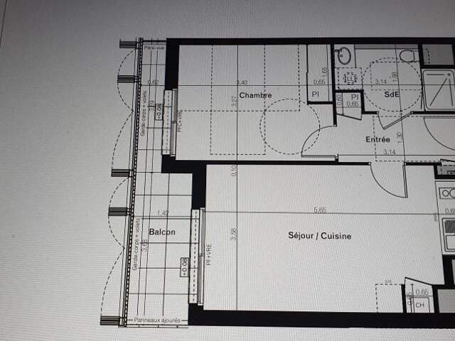 Appartement de 44m2 à louer sur Rennes — photo du bien
