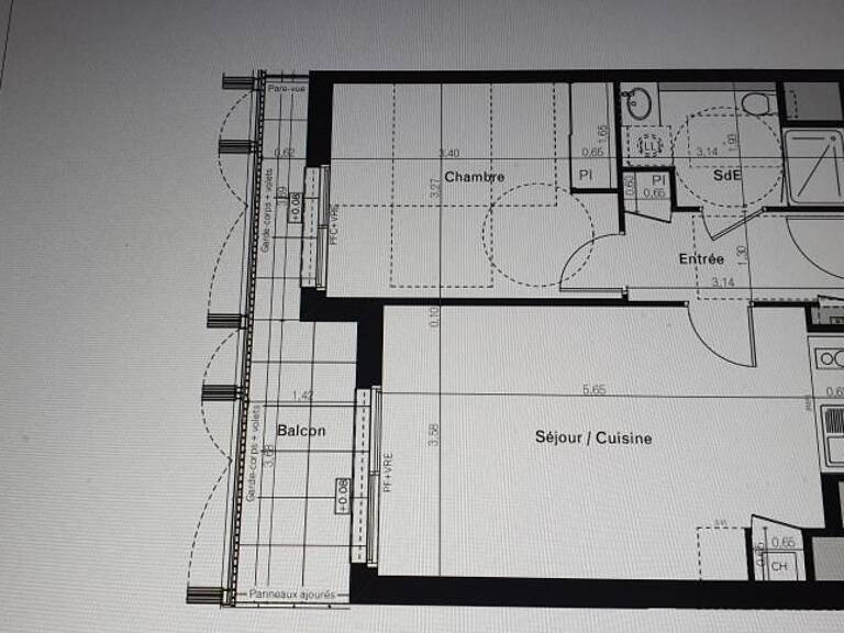 Appartement de 44m2 à louer sur Rennes — photo 1