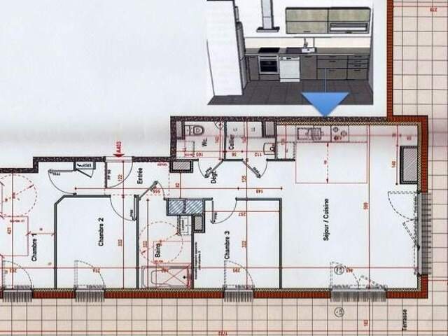 Appartement de 77m2 à louer sur Angers — photo du bien