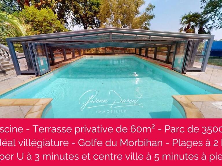 Arradon - Espaces extérieurs exceptionnels - piscine — photo 1