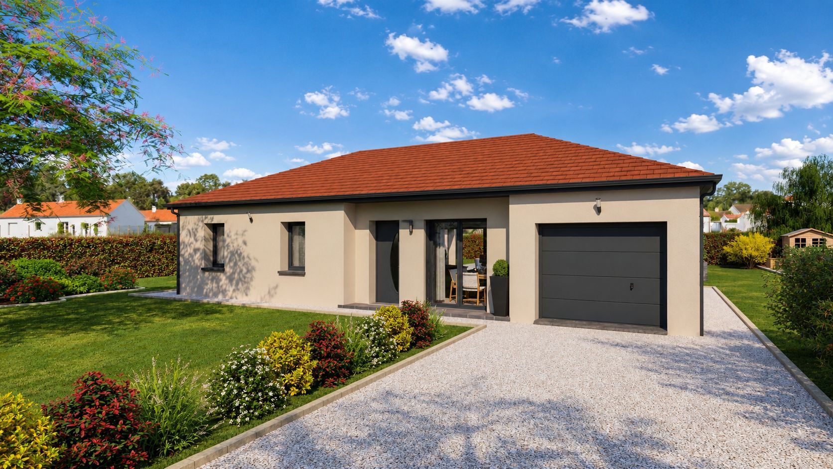 Projet de construction d'une maison 100 m² avec terrain à DOMPIERRE-LES-ORMES (71)