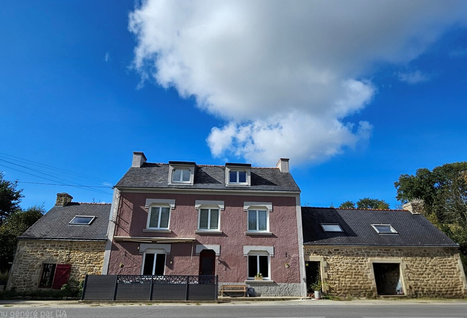 LANVÉNÉGEN - MAISON ET/OU COMMERCE DE CHARME DE 298M² - LUMINEUSE ET EN PARFAIT ÉTAT - SUR TERRAIN DE  PLAT DE 3.500 M2 - PRIX : 317.700 — photo 1