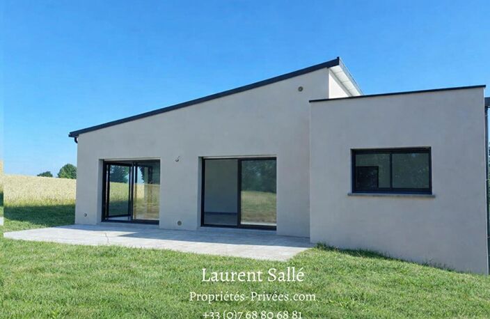 VIAGER :Maison neuve RE 2020 de plain-pied 125 m²  - 3 chambres - Sous-sol - Terrain 2 020 m² - — photo 2