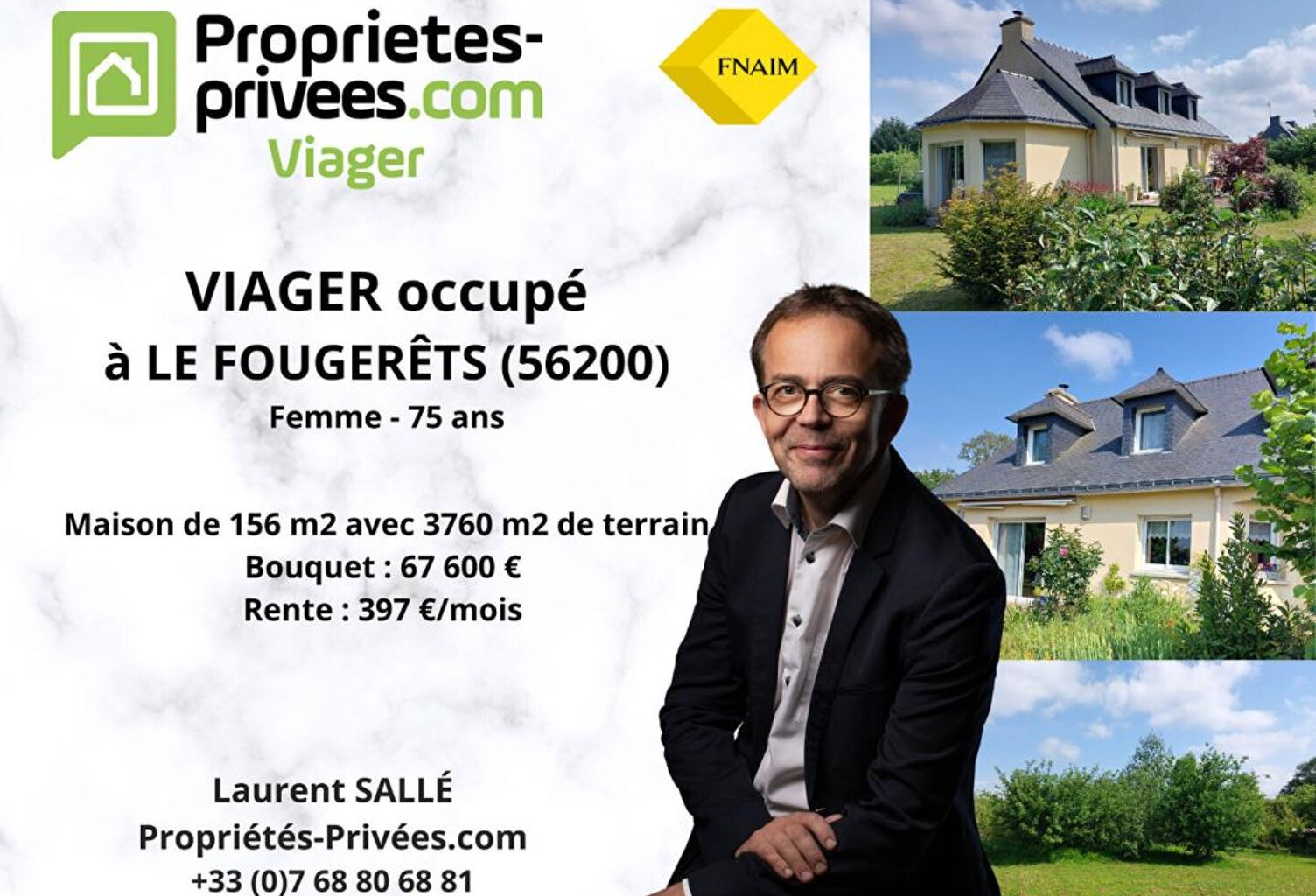 VIAGER OCCUPÉ  Maison 7 pièce(s) de 156 m2 — photo 1