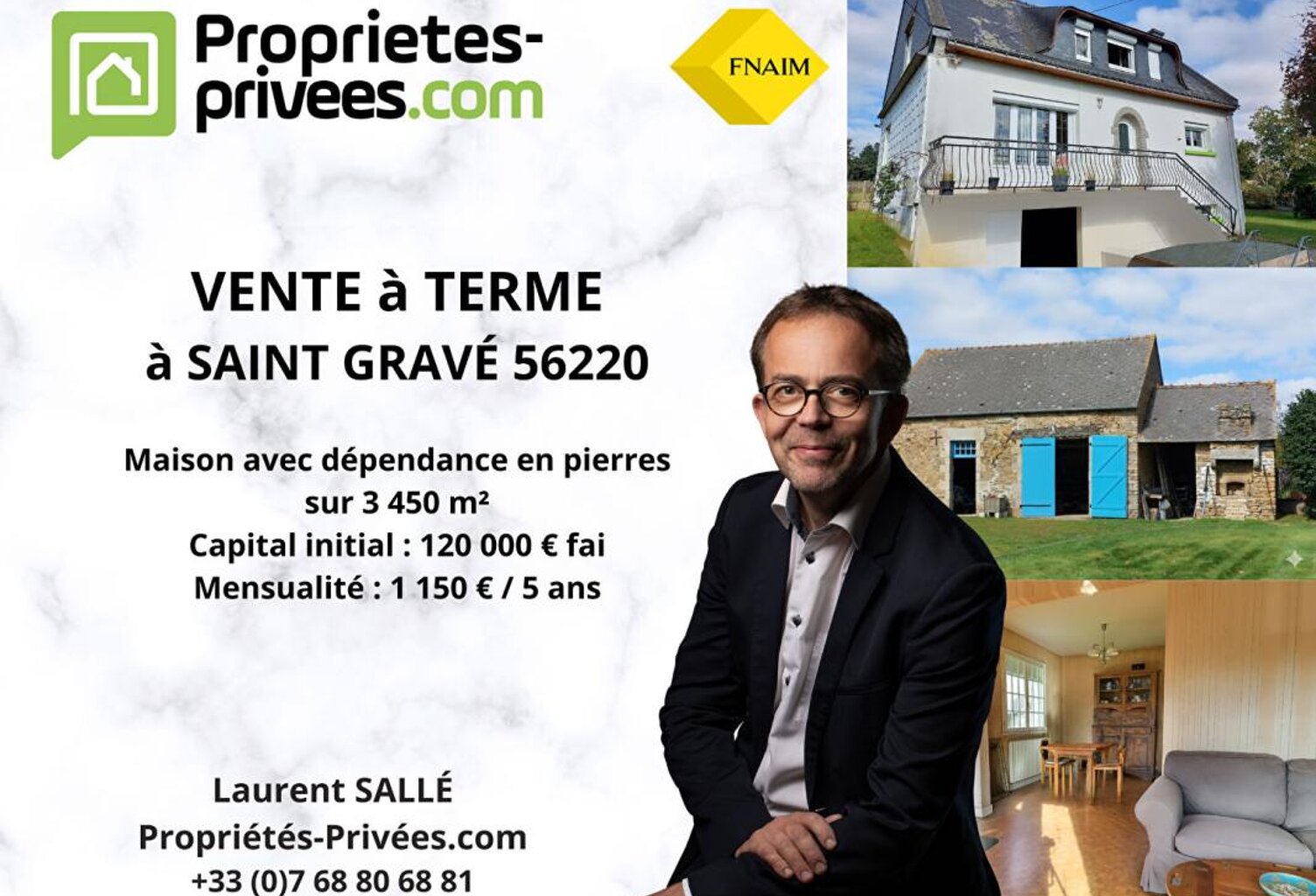 VIAGER - Maison avec dépendance en pierres — photo 1