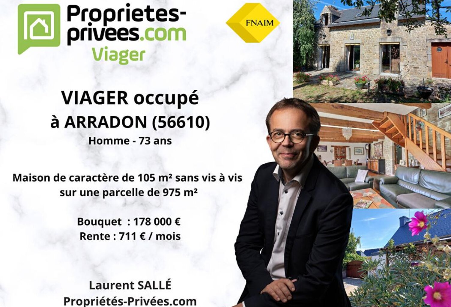 VIAGER occupé - Maison de caractère des années 30, au calme et proche des commerces — photo 1