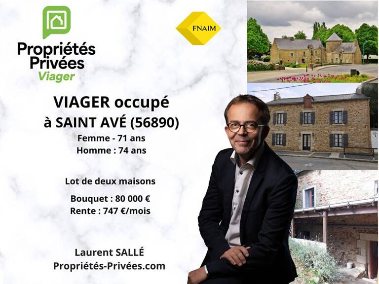 VIAGER OCCUPÉ - Lots de deux maison en centre-bourg — photo 1