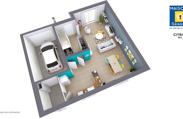 Projet de construction d'une maison 97 m² avec terrain à ECUELLES (77) — photo 2