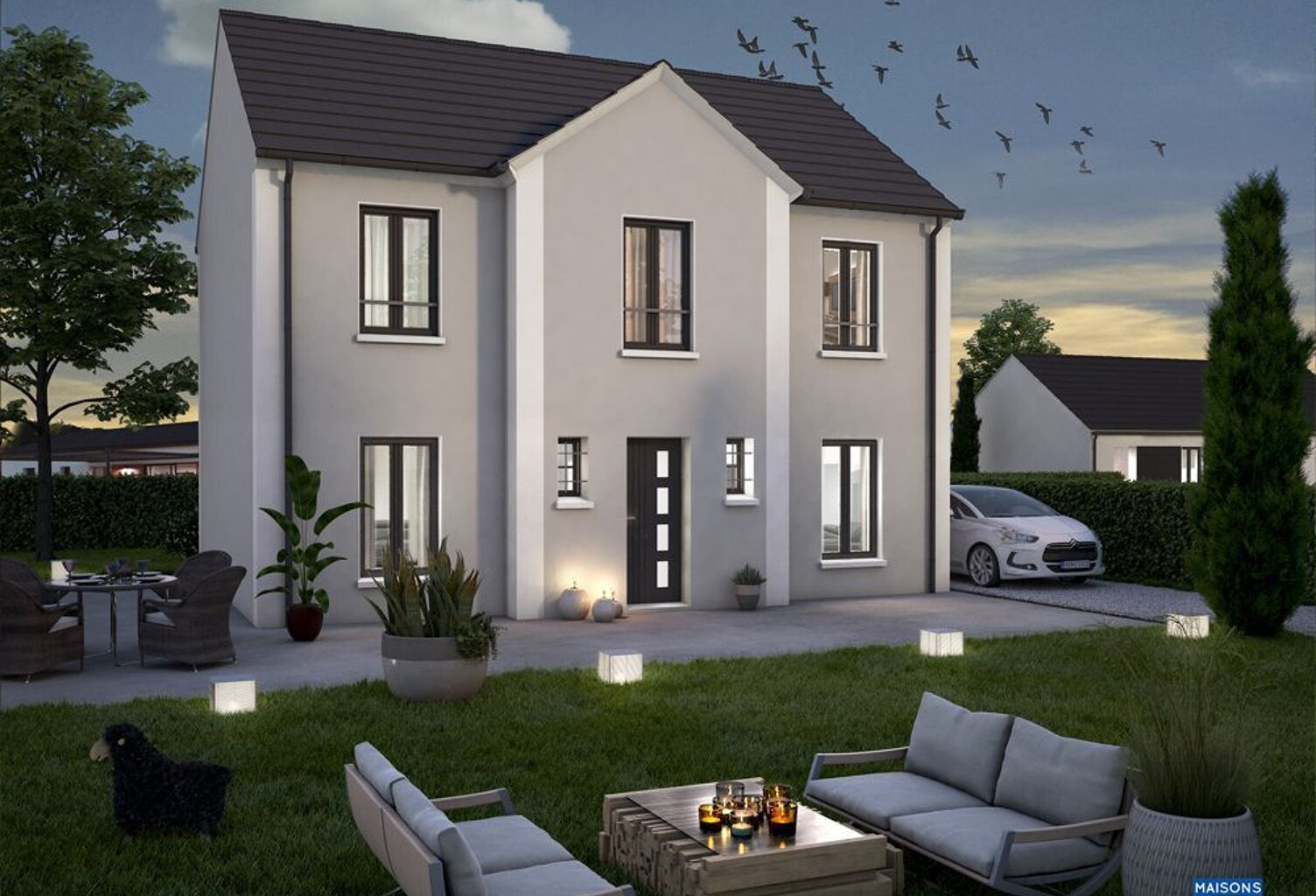 Projet de construction d'une maison 117 m² avec terrain à DAMMARIE-LES-LYS (77) — photo 1