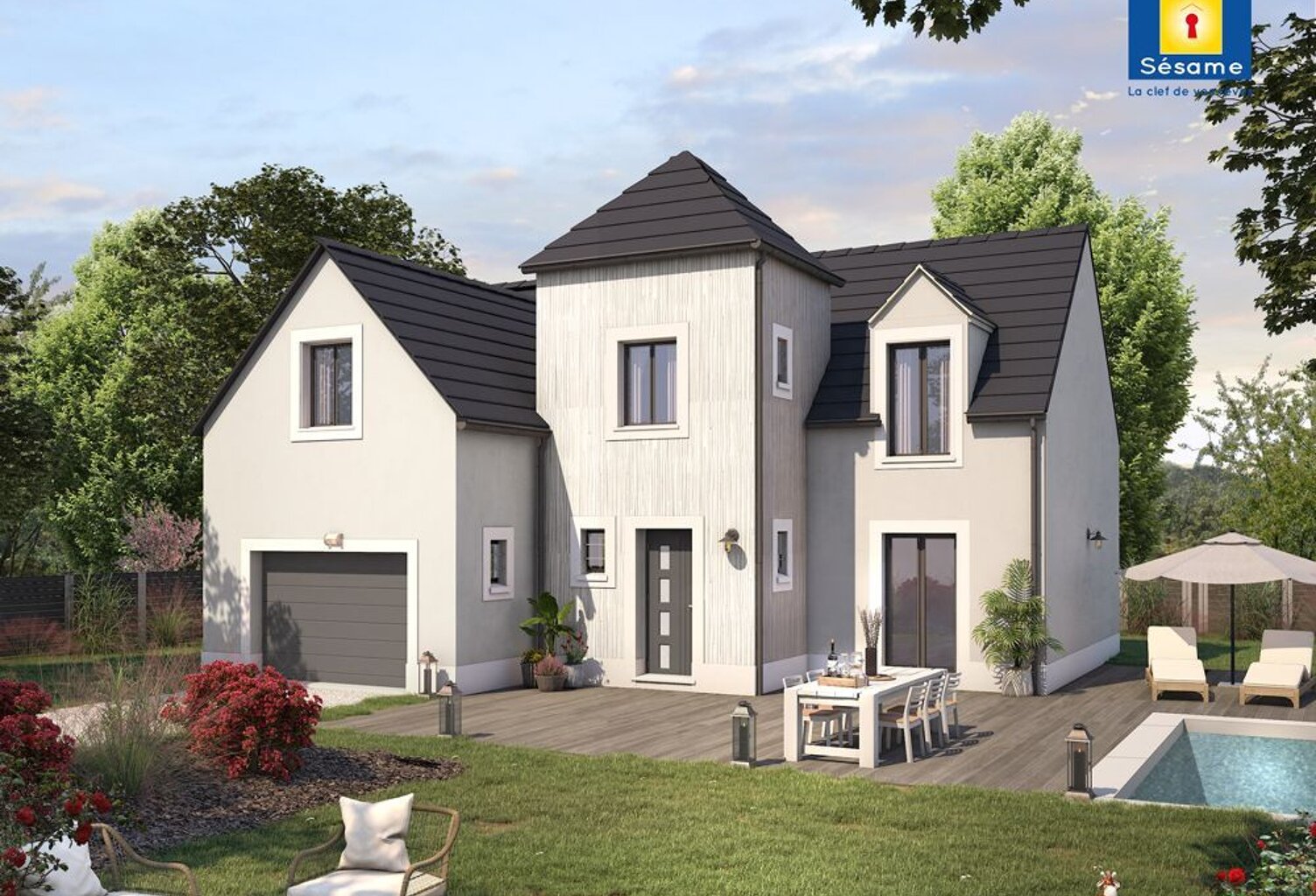 Projet de construction d'une maison 124 m² avec terrain à BOURRON-MARLOTTE (77) — photo 1