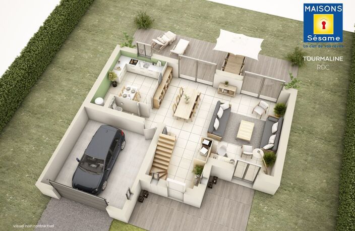 Projet de construction d'une maison 124 m² avec terrain à BOURRON-MARLOTTE (77) — photo 2