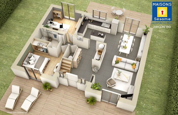 Projet de construction d'une maison 125 m² avec terrain à CHAILLY-EN-BIERE (77) — photo 2
