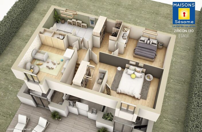 Projet de construction d'une maison 125 m² avec terrain à CHAILLY-EN-BIERE (77) — photo 3