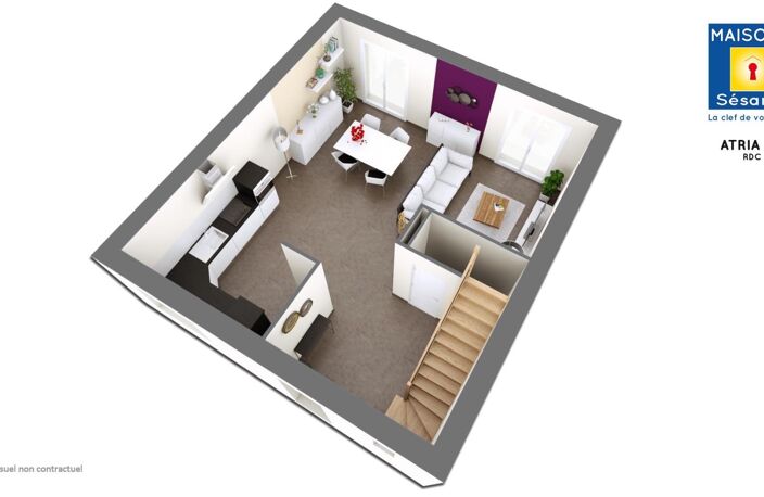 Projet de construction d'une maison 87 m² avec terrain à BOMBON (77) — photo 2