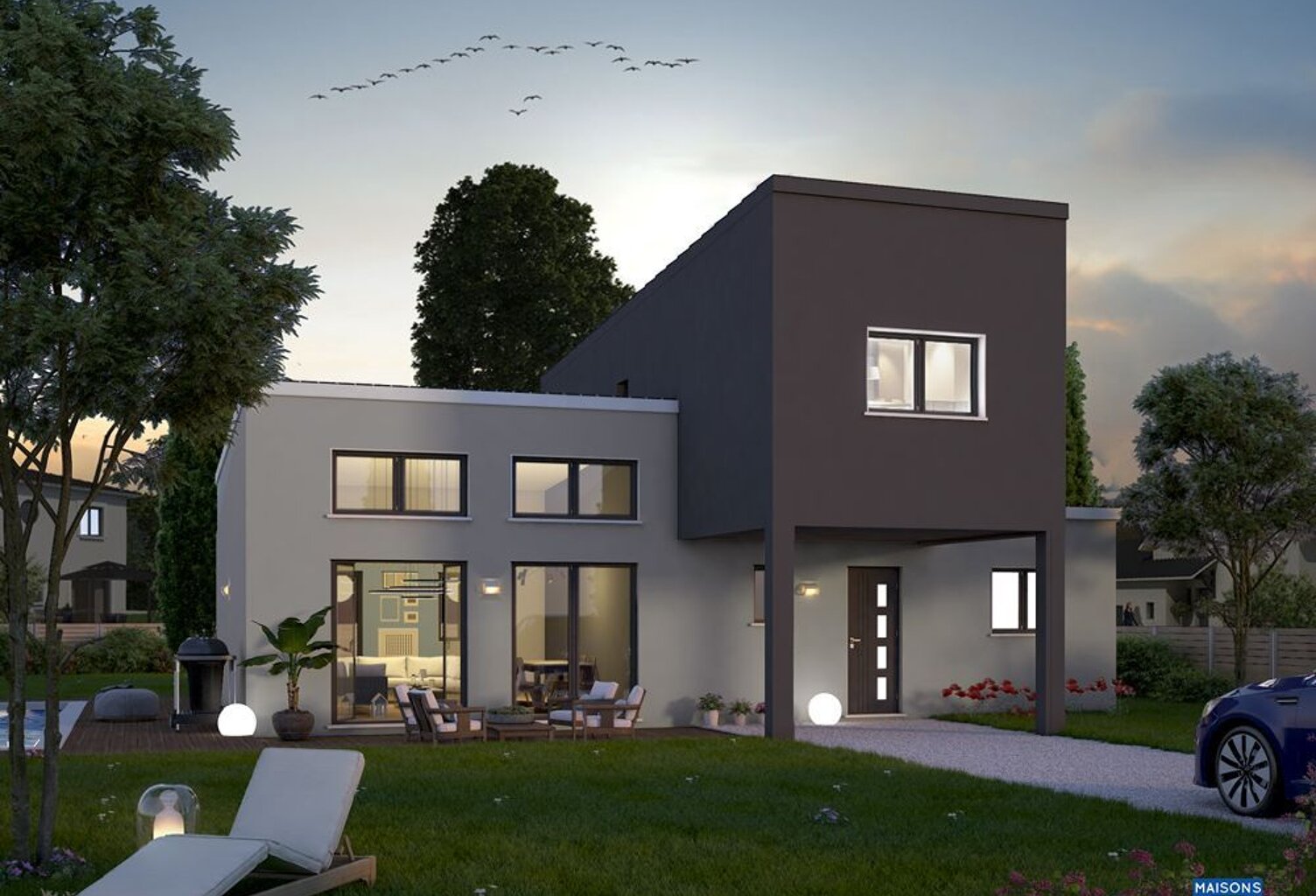 Projet de construction d'une maison 110 m² avec terrain à LA CHAPELLE-GAUTHIER (77) — photo 1