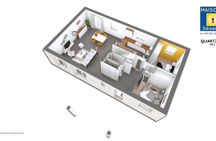 Projet de construction d'une maison 110 m² avec terrain à LA CHAPELLE-GAUTHIER (77) — photo 2