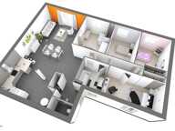 Projet de construction d'une maison 118 m² avec terrain à LA CHAPELLE-GAUTHIER (77) — photo 2
