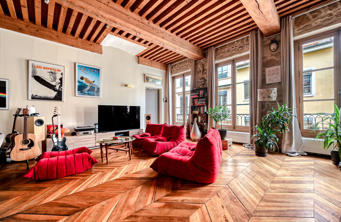 Lyon 1er Capucins - Appartement de 131 m2 et 3 chambres — photo 3