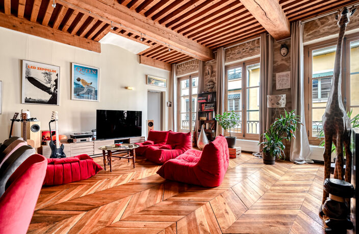 Lyon 1er Capucins - Appartement de 131 m2 et 3 chambres — photo 4