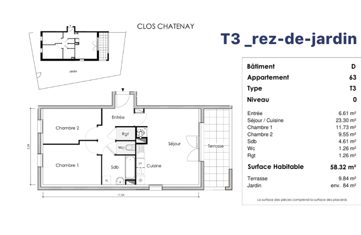 Appartement - 58m² - Talmont-Saint-Hilaire — photo 3