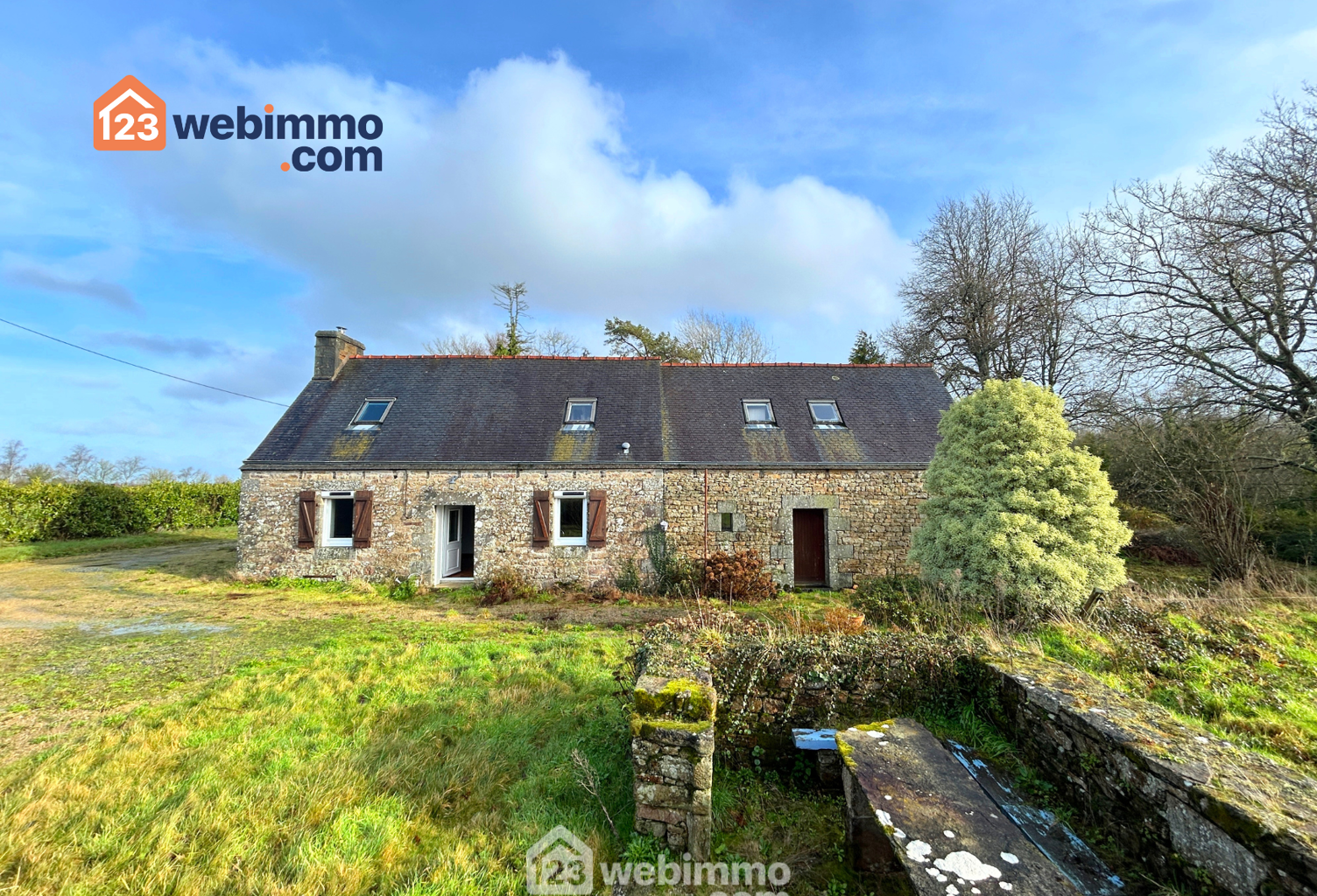 Longère - 108m² - Plouzélambre — photo 1