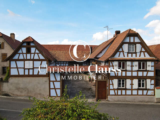 Maison 149m² - Authentique corps de ferme alsacien sur 13 ares — photo du bien