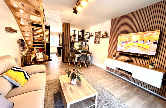 Maison jumelée, duplex rez de jardin, lumineux, 64 m2, Albens — photo 2