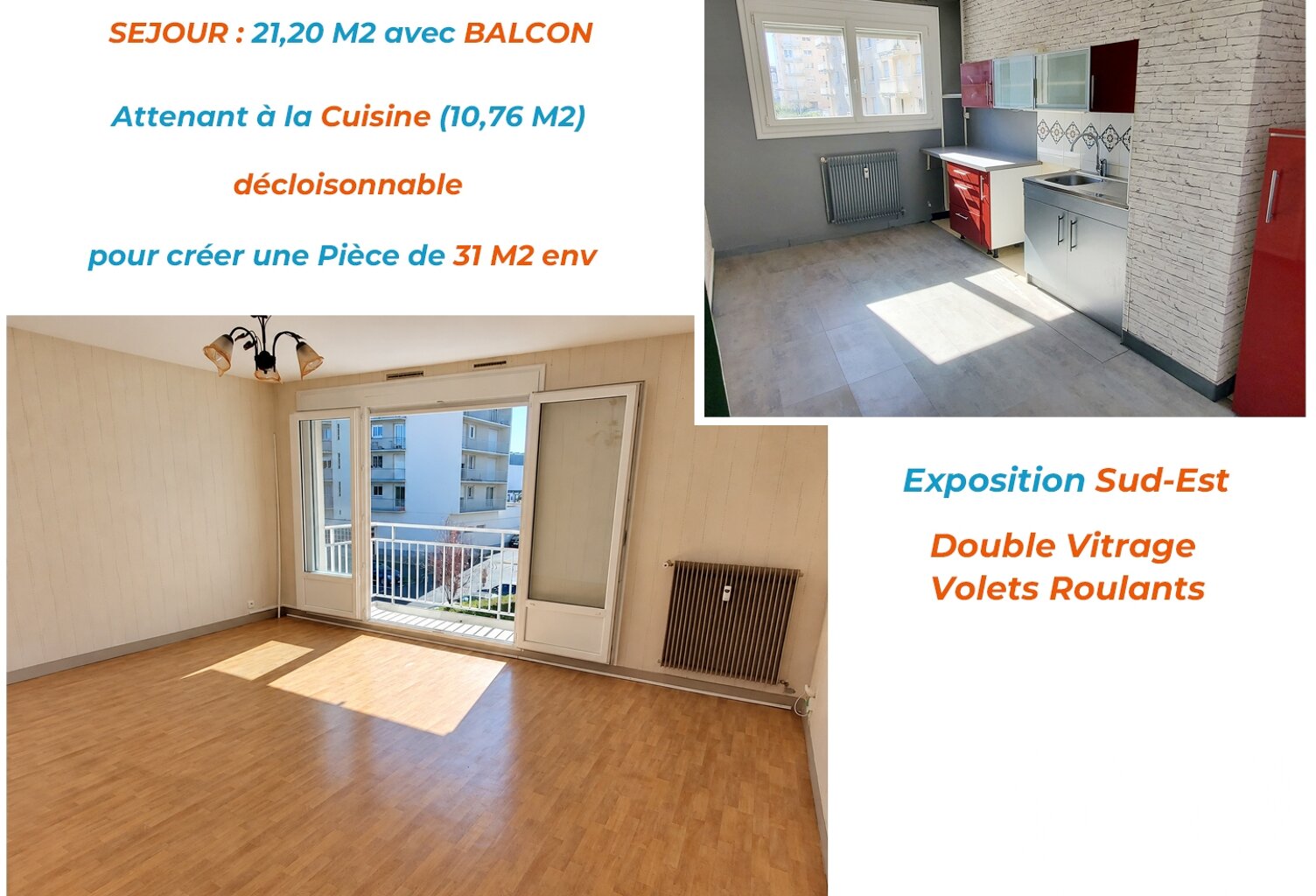 Vente Appartement 3 pièces — photo 1