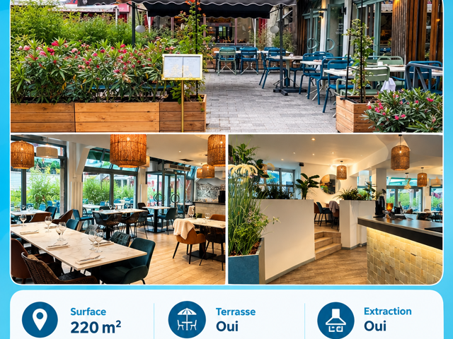 Vente Restaurant 220 m&sup2; — photo du bien