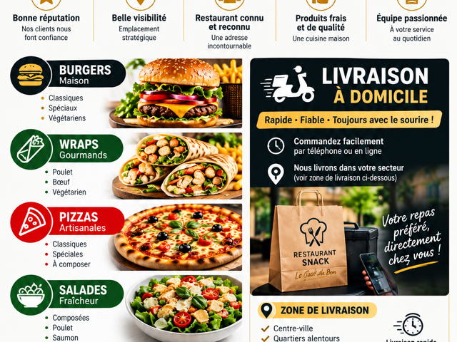 Vente Restauration rapide 150 m&sup2; — photo du bien