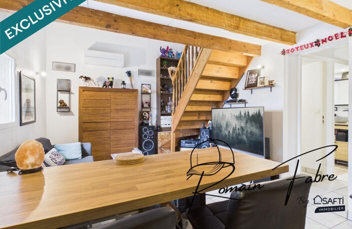 Maison en pierre avec poutres apparentes, 2 chambres, mezzanine avec panneaux photovoltaïques — photo 3