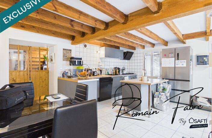 Maison en pierre avec poutres apparentes, 2 chambres, mezzanine avec panneaux photovoltaïques — photo 4
