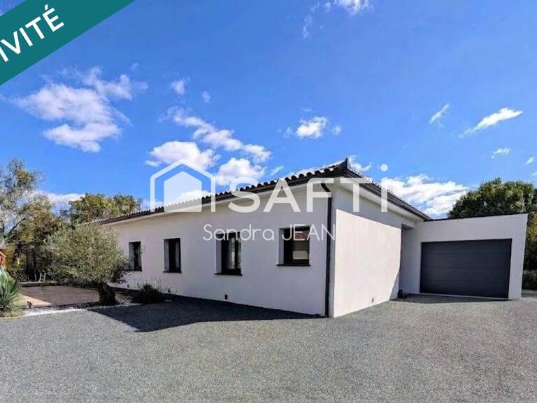 Maison neuve contemporaine de 128 m²  Piscine & Terrain de pétanque — photo 1