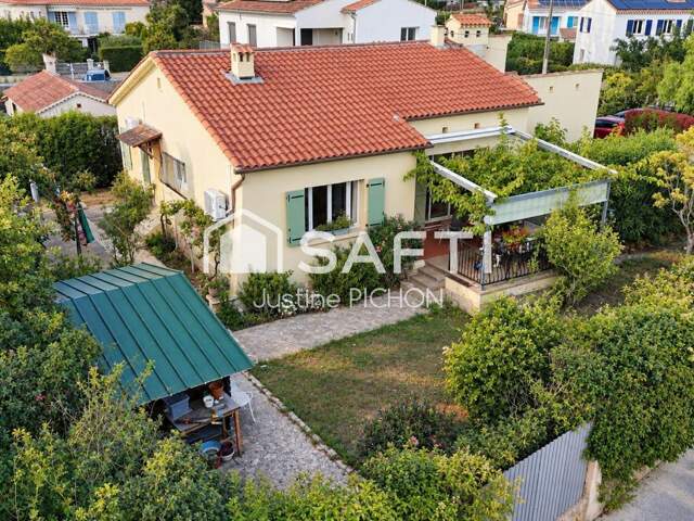 LE PRADET  MAISON DE PLAIN-PIED RÉNOVÉE DE 100 m² - GRAND TERRAIN  FORT POTENTIEL D'AGRANDISSEMENT — photo du bien