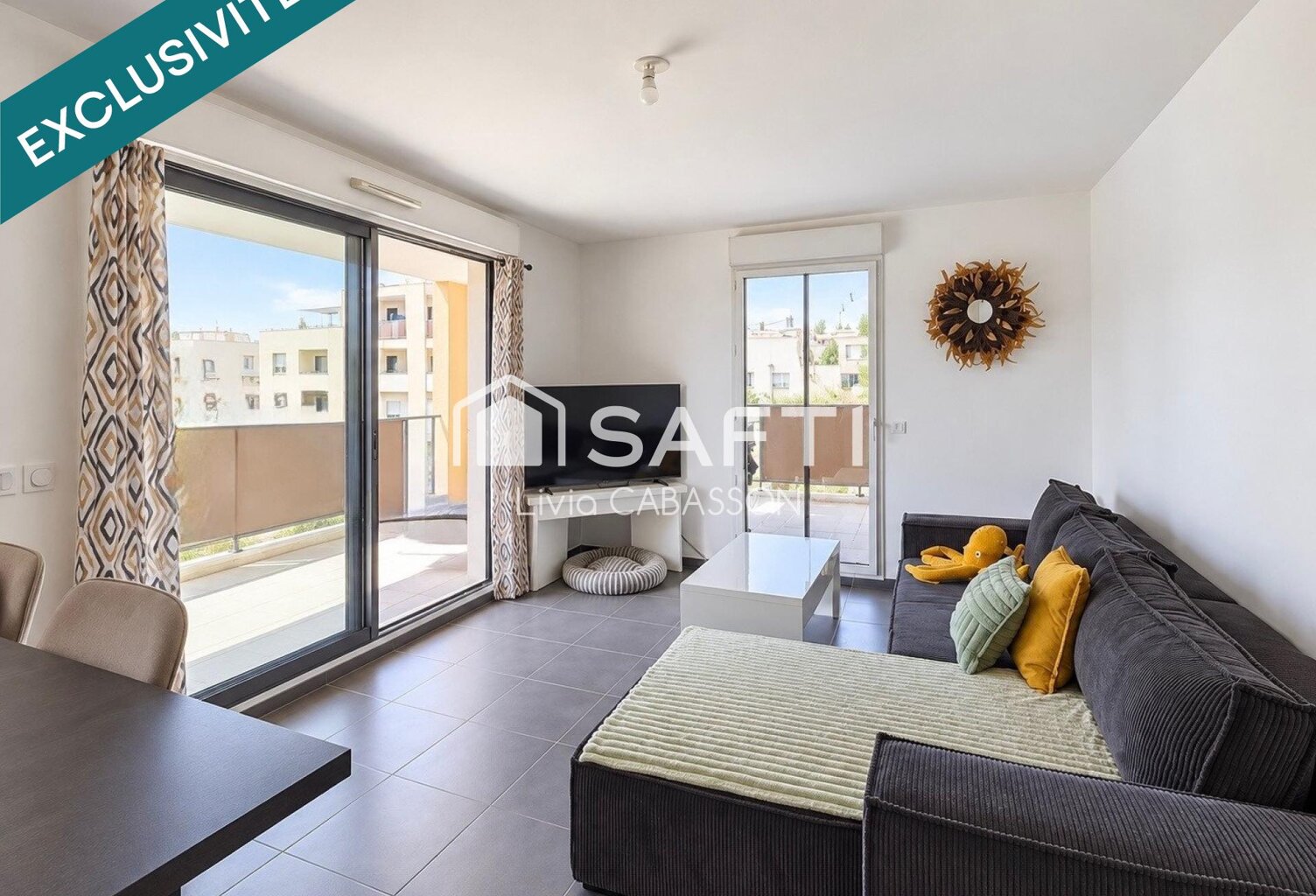 Superbe T3 lumineux avec grande terrasse de 47 m² et garage à Aix-en-Provence - La Duranne — photo 1