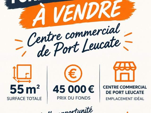 FONDS DE COMMERCE  CENTRE COMMERCIAL DE PORT-LEUCATE — photo du bien