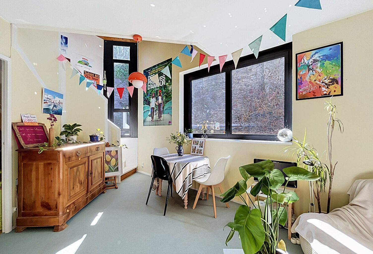 Appartement duplex Nantes Canclaux - Une chambre - Espace bureau - Lumineux - Place de parking - Cave — photo 1