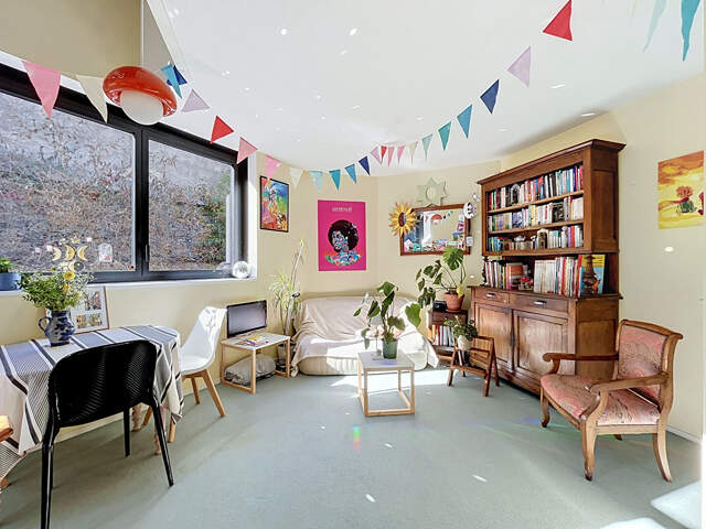 Appartement duplex Nantes Canclaux - Une chambre - Espace bureau - Lumineux - Place de parking - Cave — photo du bien