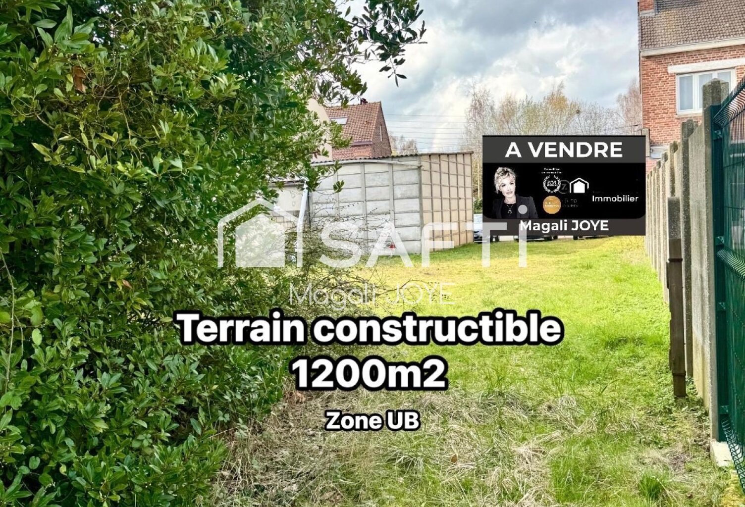 Terrain constructible aux portes de Verquin avec grand garage démontable — photo 1