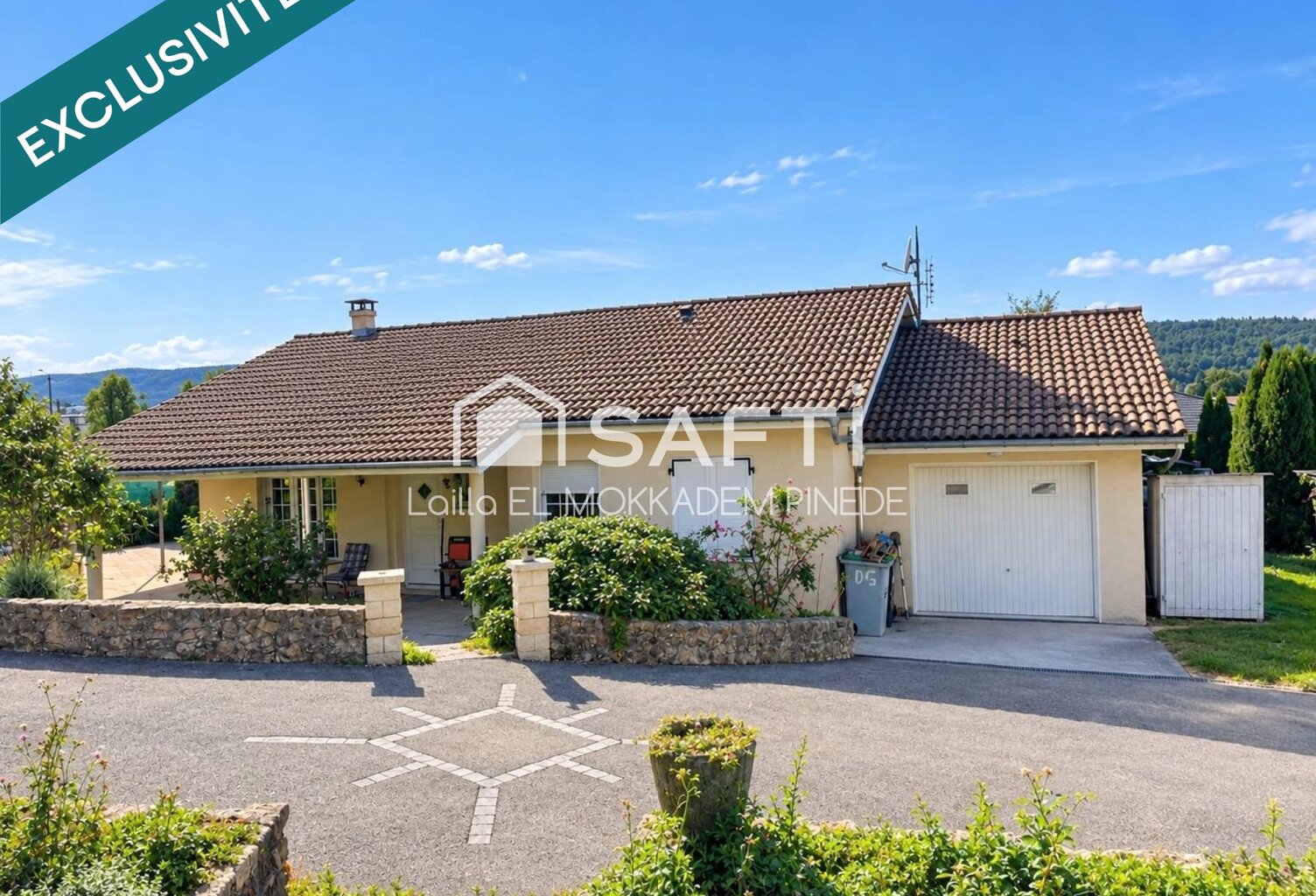 SAINT-MARTIN-DU-FRESNE  Maison de plain-pied avec piscine et beaux extérieurs — photo 1