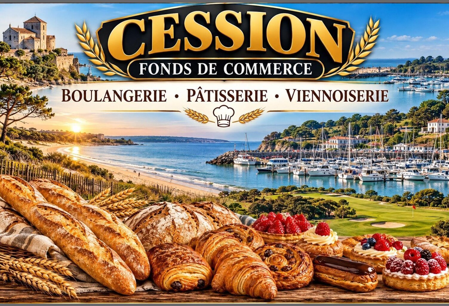 Boulangerie-pâtisserie : un fonds de commerce à façonner selon vos envies !!! — photo 1