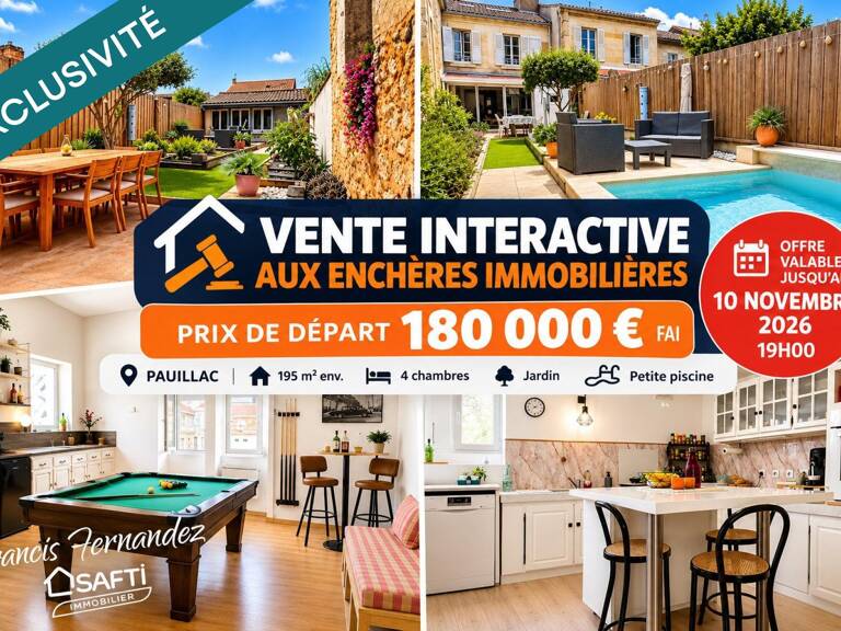 Maison en pierre  Vente interactive à 180 000 € — photo 1