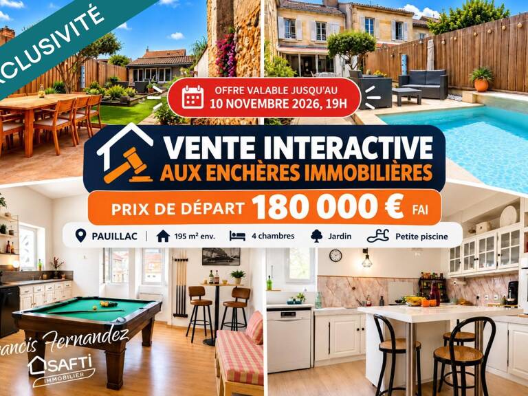 Maison en pierre  Vente interactive à 180 000 € — photo 1