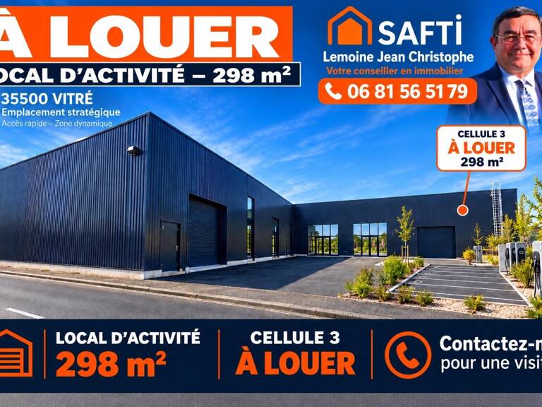 Cellule d'activité à louer 298 m2 — photo 1