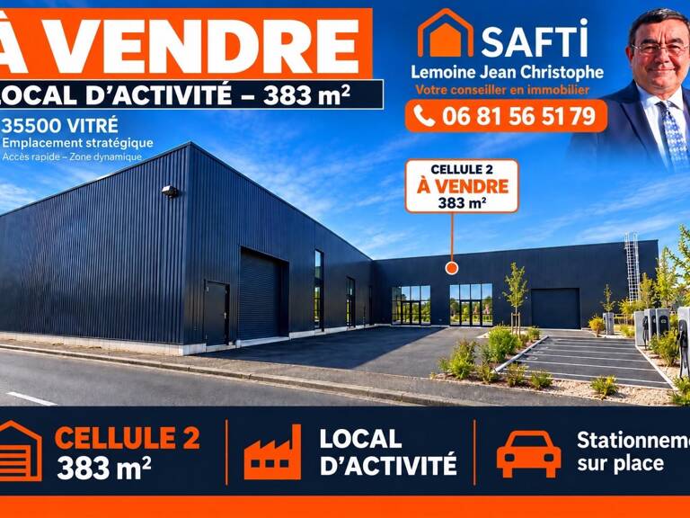 Cellule d'activité  383 m2 libre — photo 1